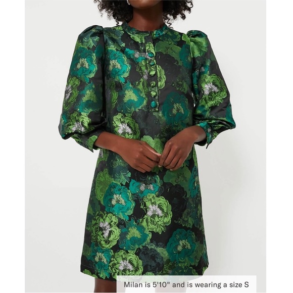 Tuckernuck Dresses & Skirts - POMANDER PLACE
Green Jacquard Samantha Dress